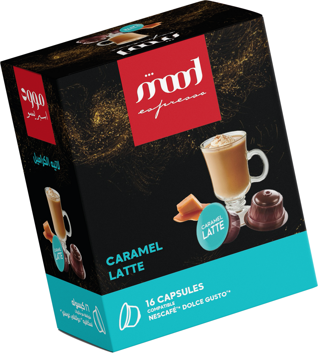 Mood espresso-Nescafe Dolce Gusto Compatible coffee capsules -16 capsule box -caramel latte