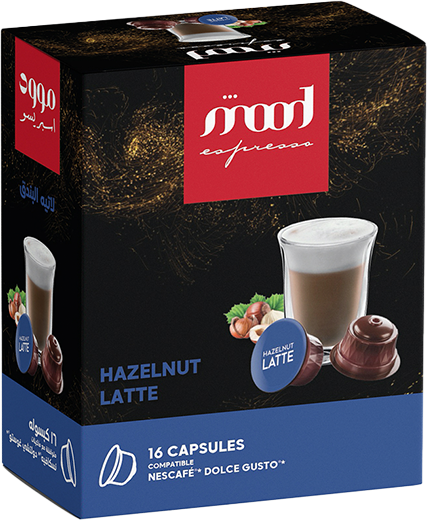 Hazelnut Latte-MOOD ESPRESSO-Nescafe Dolce gusto compatible capsule -16 box