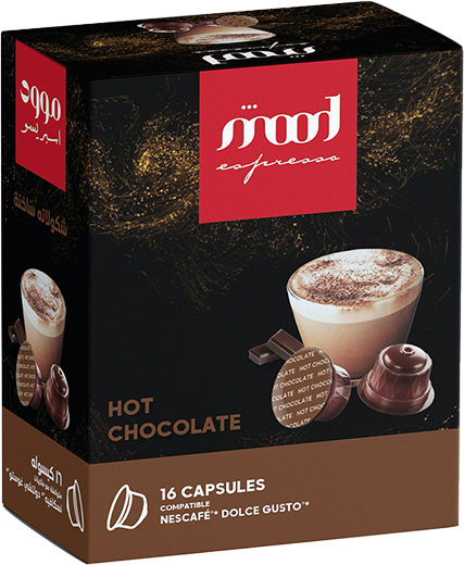 hot chocolate -mood espresso - nescafe dolce gusto compatible coffee capsule-box of 16