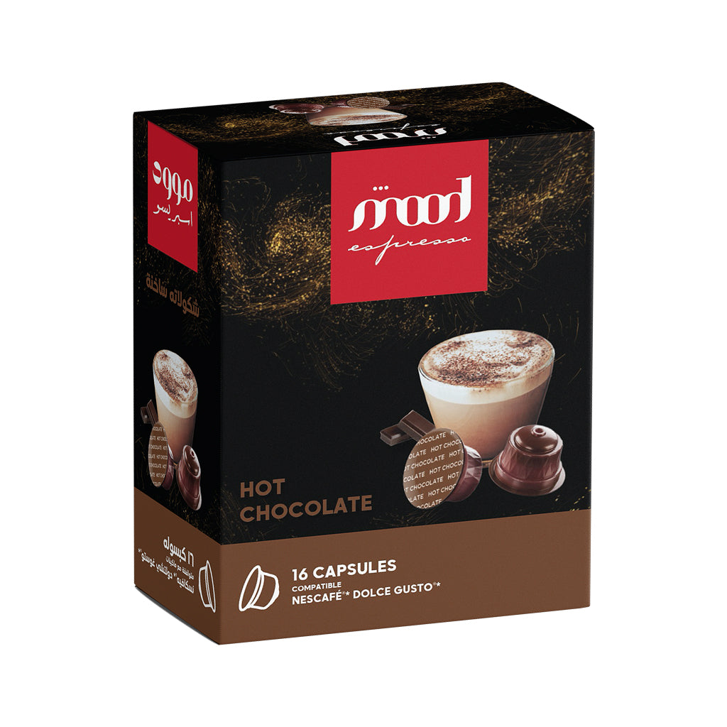 hot chocolate -mood espresso - nescafe dolce gusto compatible coffee capsule-box of 16