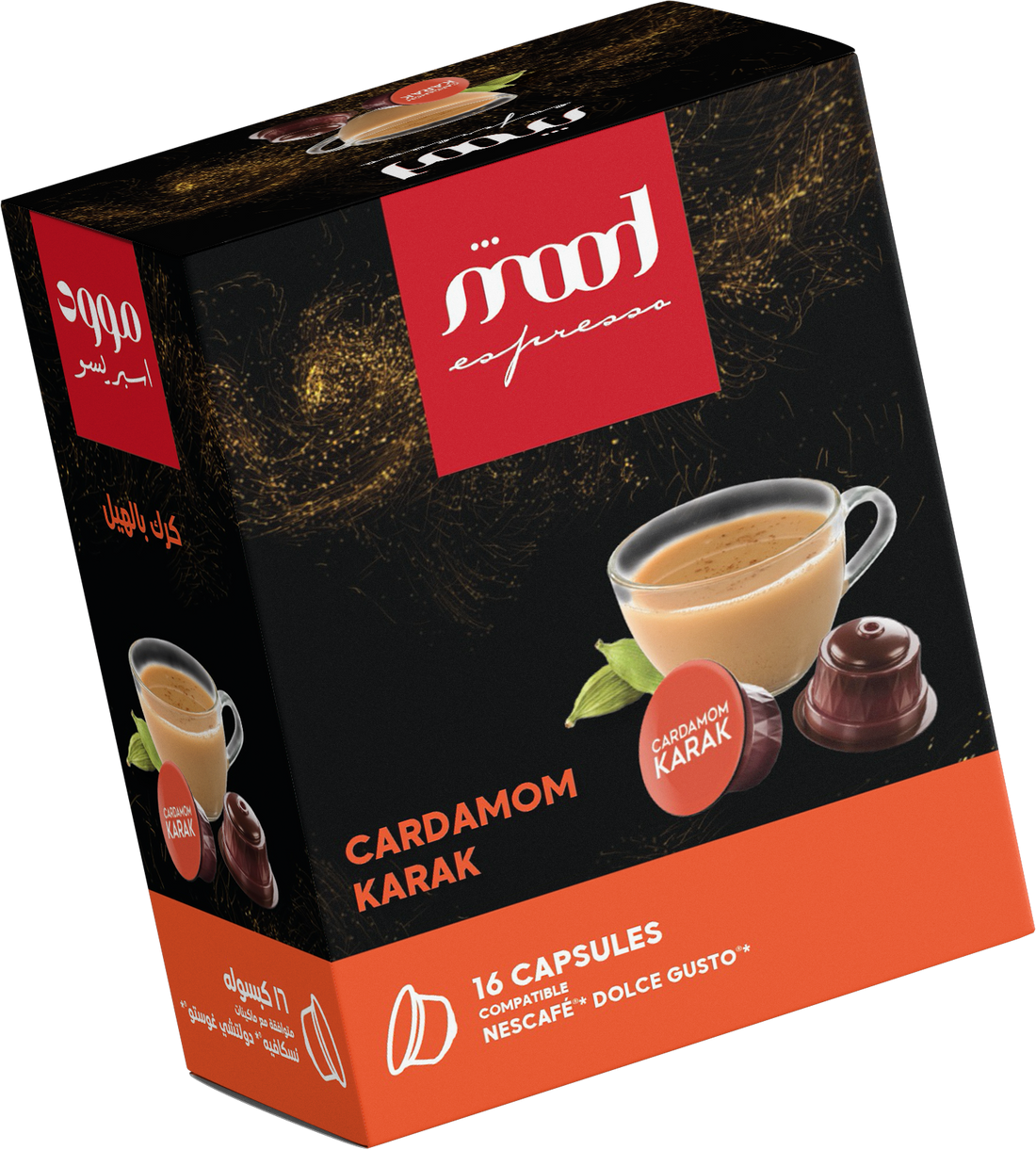 Cardamom Karak Tea-Nescafe dolce gusto compactible capsule -Mood espresso