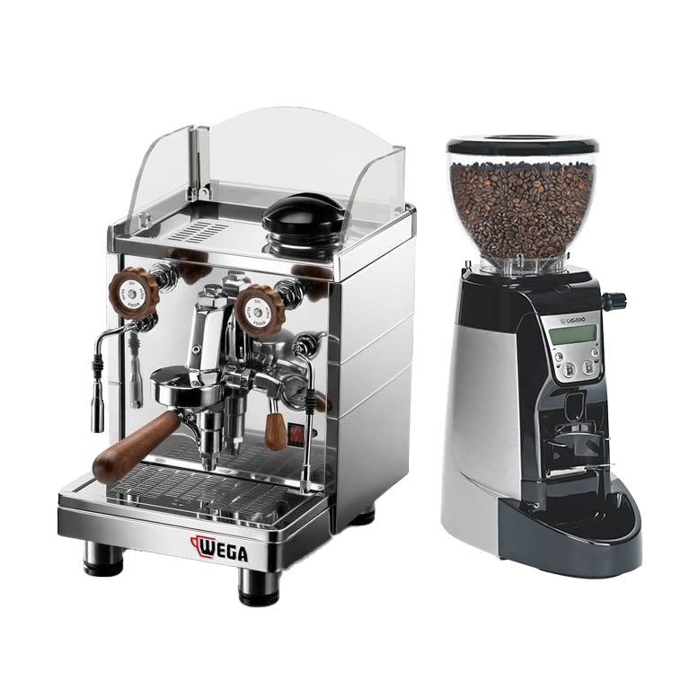 Combo Mini Nova Coffee Machine With Casadio Automatic Grinder Doser