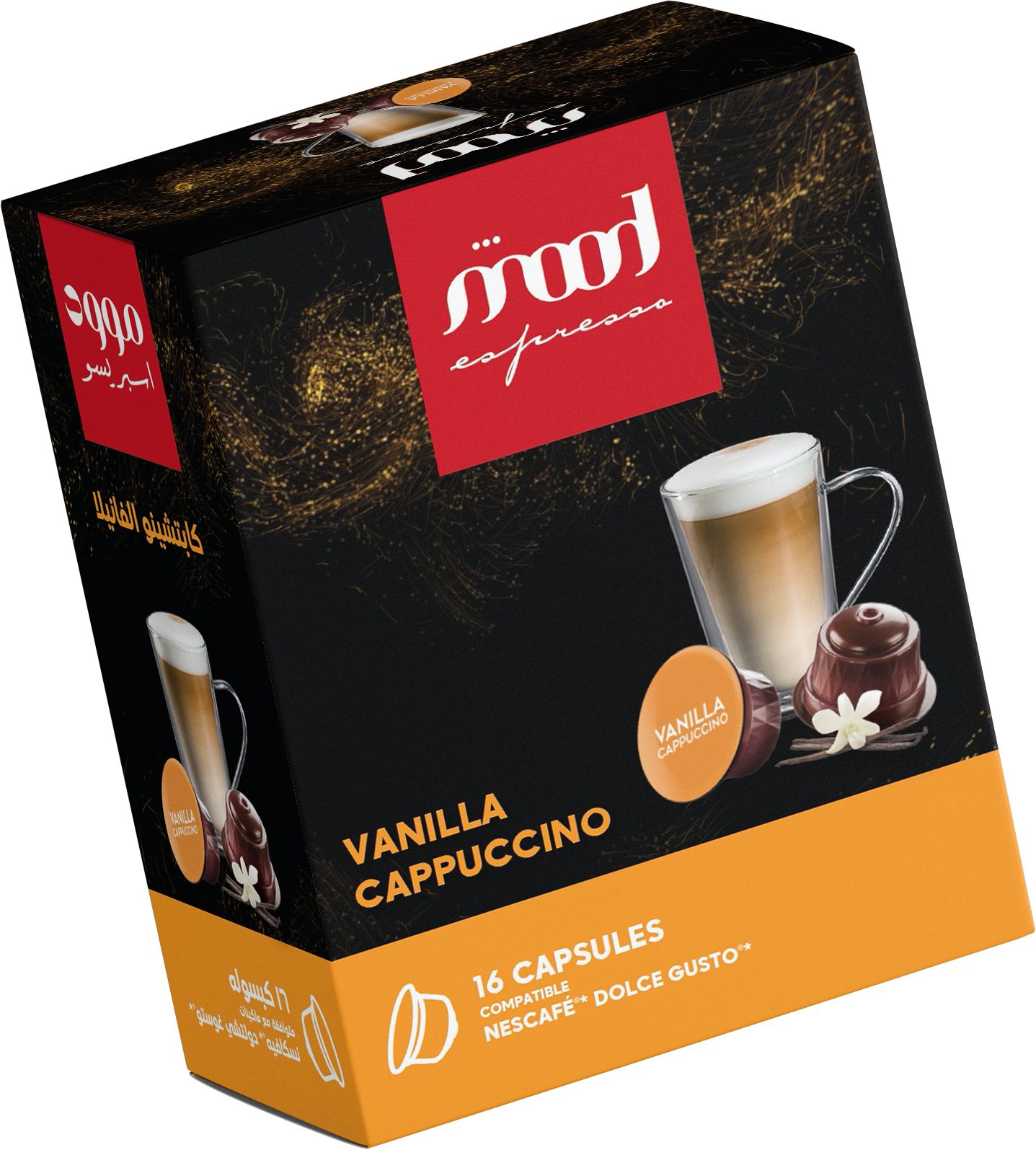 mood espresso - Dolce gusto nescafe offer bundle -pack of eight-pack of 8-dolce gusto Discovery pack-vanilla Cappuccino