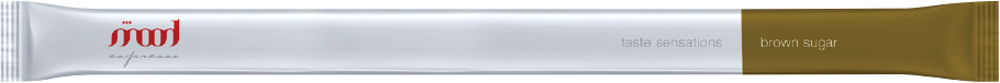 كيس من السكر البني بنكهة الإسبريسو من مود - (عبوة من 100 كيس)