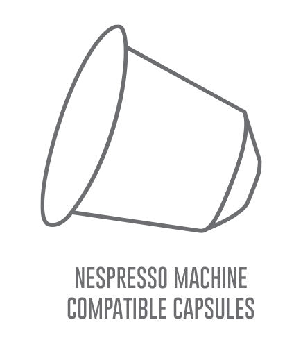 Ristretto - Nespresso Compatible Aluminium Capsule, 10 Capsules