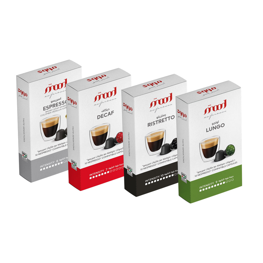 Nespresso Compatible Holiday Pack - 120 Capsules (4 X 3 - 12 packs)