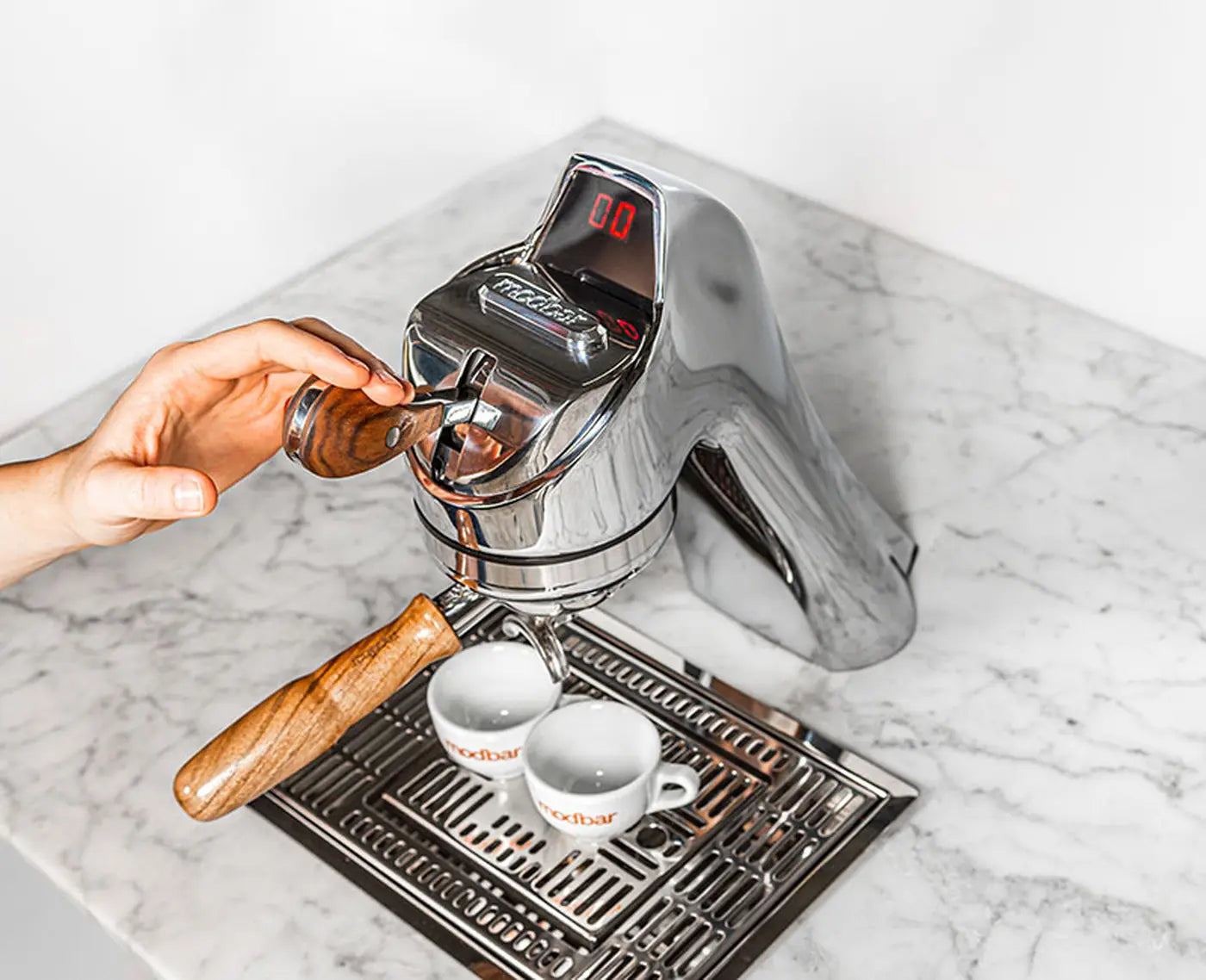 Modbar Espresso AV: Programmable lever detail